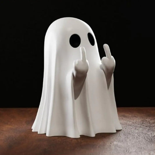 Halloween Middle Finger Love Ghost Ornaments